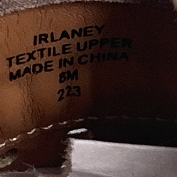 Indigo Rd Irlaney Perforated Oxford Suede Espadrille Womens 8 M Taupe Shoes - Picture 6 of 7